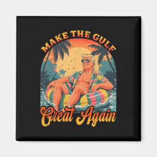 Imán Camiseta Divertida de Trump Haz que el Golfo sea G