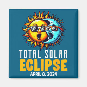 Imán Camiseta Divertida Eclipse Solar Total Usa Sol