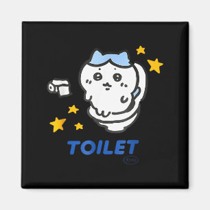 Imán Camiseta Divertida Meme Toilet Time Chikawa 