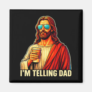 Imán Camiseta divertida para contarle a papá religiosa