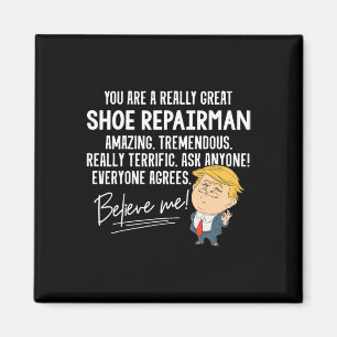 Imán Camiseta divertida regalo zapatero realmente genia