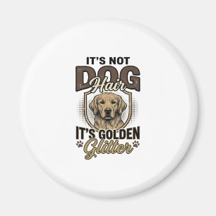 Imán Camiseta Divertida Vintage Pelo de Perro Retriever