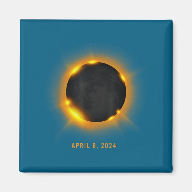Imán Camiseta Eclipse Solar (Frente)