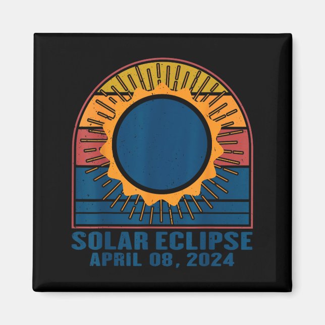 Imán Camiseta Eclipse Solar Eclipse Solar Total (Frente)