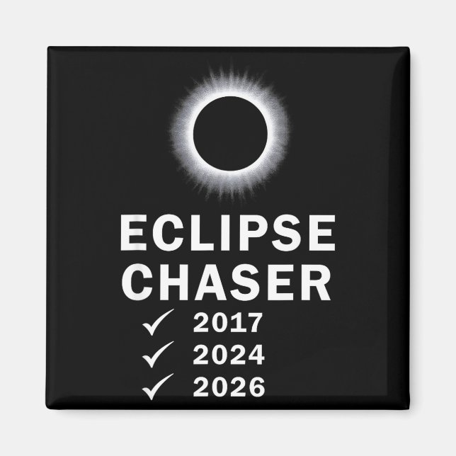 Imán Camiseta Eclipse Solar Eclipse Total (Frente)