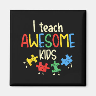 Imán Camiseta Enseño a Niños Increíbles Autismo Educaci