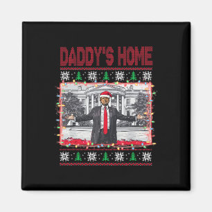 Imán Camiseta fea de Navidad divertida Daddy's Home Tru