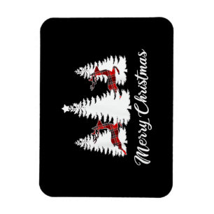 Imán Camiseta Feliz Navidad para Mujeres Cuadro de Búfa