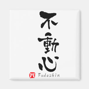 Imán Camiseta Fudoshin Kanji Términos Budo 