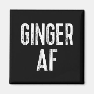 Imán Camiseta Ginger Af Día de San Patricio Hombres Muj