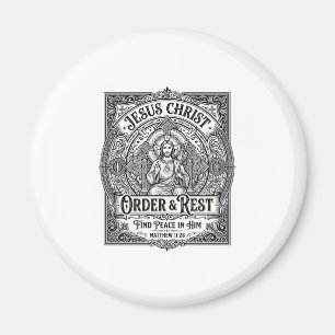 Imán Camiseta Gráfica Cristiana Jesús Declutter Hogar L