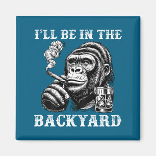 Imán Camiseta Humor Cigarro Bourbon Patio