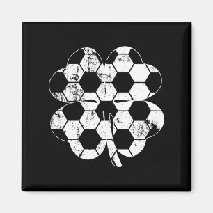 Imán Camiseta irlandesa vintage de fútbol día de San Pa