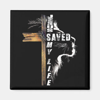 Imán Camiseta Jesús Cristo Salvó Vida Regalo