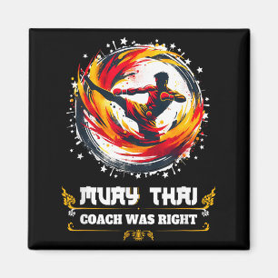 Imán Camiseta Kru Entrenador Boxeo Tailandés MMA Kickbo