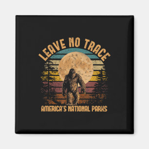 Imán Camiseta Leave No Trace America Parques Nacionales