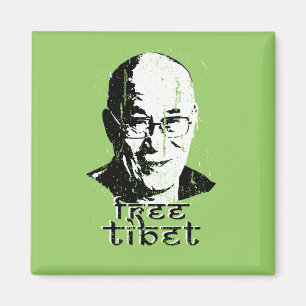 Imán Camiseta libre de Tíbet