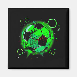 Imán Camiseta Ll T De Fútbol Colorido De Fútbol 