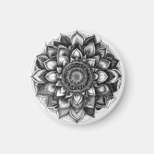 Imán camiseta mandala