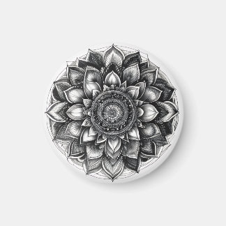 Imán camiseta mandala