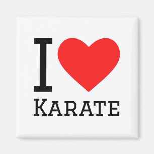 Imán Camiseta Me Encanta Karate