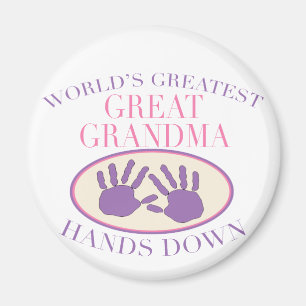 Imán Camiseta Mejor Bisabuela Sin Duda