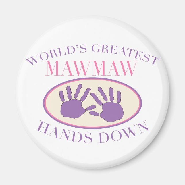 Imán Camiseta Mejor MawMaw Sin Discusión (Frente)