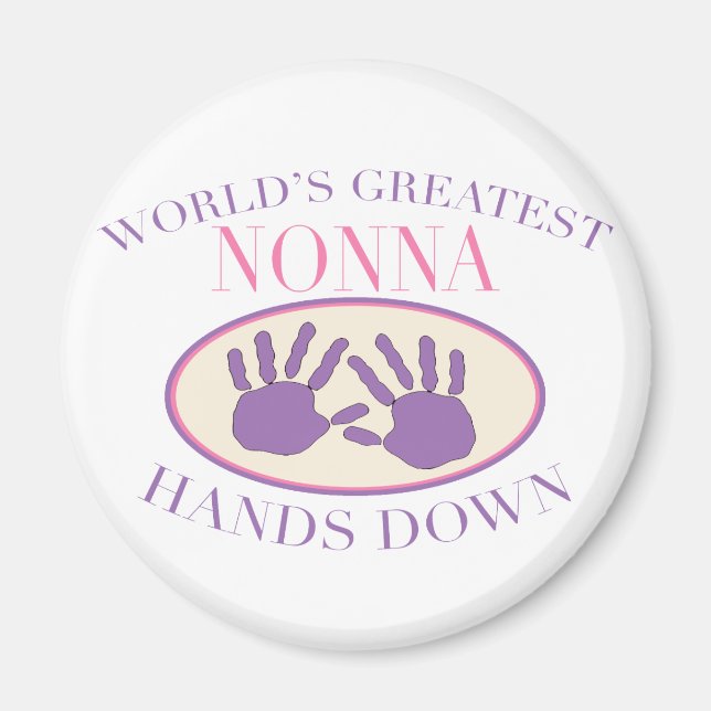 Imán Camiseta Mejor Nonna Sin Duda (Frente)