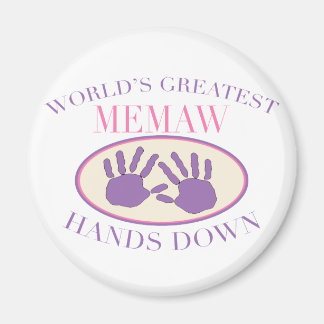 Imán Camiseta Mejores Memaw Sin Discusión