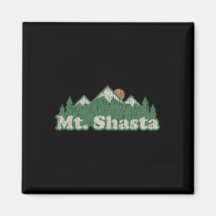 Imán Camiseta Mt. Shasta California Ca Vintage Senderis