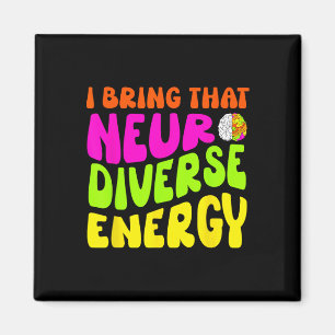 Imán Camiseta Neurodiversidad Autismo Tdah Tea Neurodiv
