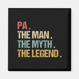 Imán Camiseta Pa El Hombre Mito Leyenda Divertida Padre