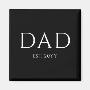 Imán Camiseta Papá Est Moderno Nuevo Papá Ascendido A P