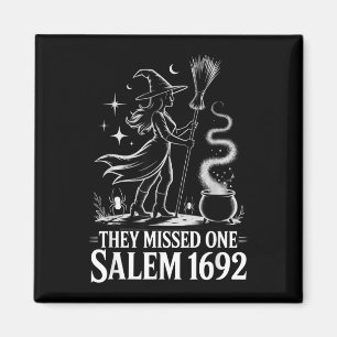 Imán Camiseta para mujeres de Salem 1692 se perdió uno 