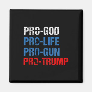 Imán Camiseta Patriótica Pro Dios Pro Vida Pro Arma Pro