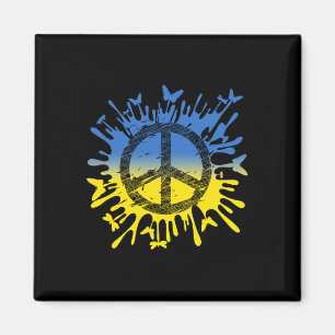 Imán Camiseta Paz para Ucrania Una muestra tu apoyo par