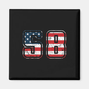 Imán Camiseta presidencial Trump 58, Trump tercer presi