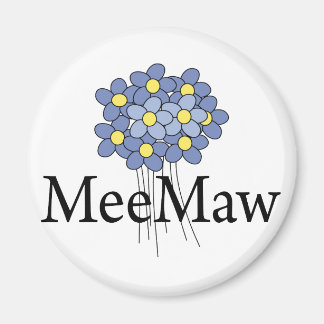 Imán Camiseta Pretty Blue Flower MeeMaw