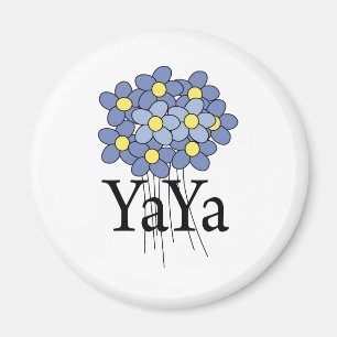 Imán Camiseta Pretty Blue Flower YaYa