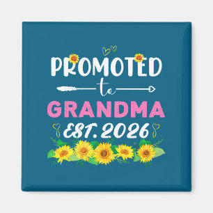 Imán Camiseta Pronto Abuela Ascendida Abuela Larga