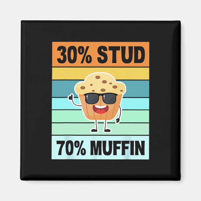 Imán Camiseta Retro 30 Stud 70 Muffin Stud Muffin Va (Frente)
