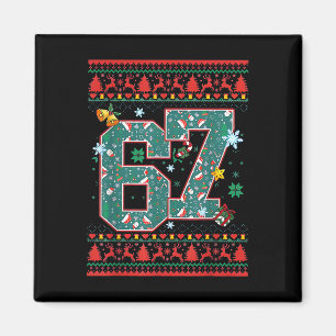 Imán Camiseta Retro 67 Seis Siete Navidad Meme