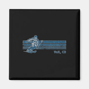 Imán Camiseta Retro Colorado Vintage Vail Esquí