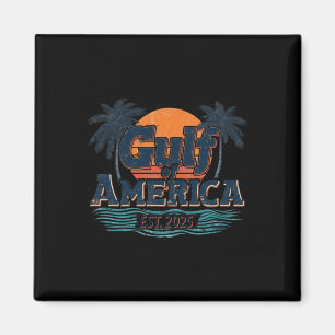 Imán Camiseta Retro Golfo De Estados Unidos América 202