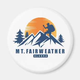 Imán Camiseta Retro Mount Fairweather Hike