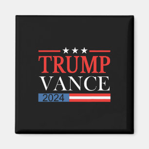 Imán Camiseta Retro Us Flag Hombres Mujeres Trump Vance