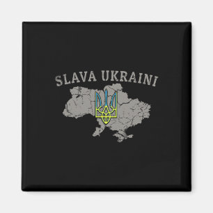 Imán Camiseta Slava Ukraini Ucrania Militar Tridente Uc