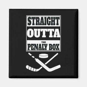 Imán Camiseta Straight Outta Penalty Box – Hockey sobre