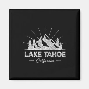 Imán Camiseta Tahoe California Ca Vintage Senderismo Re