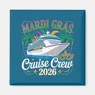Imán Camiseta Tripulación Carnaval Mardi Gras Crucero